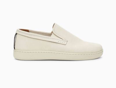 UGG Pismo Slip-On Mens Sneakers White - AU 697JB